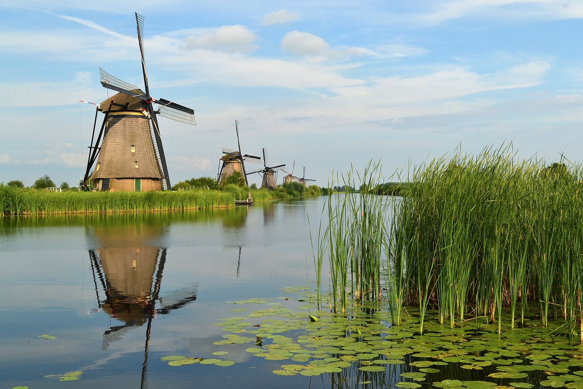 De molens van Kinderdijk